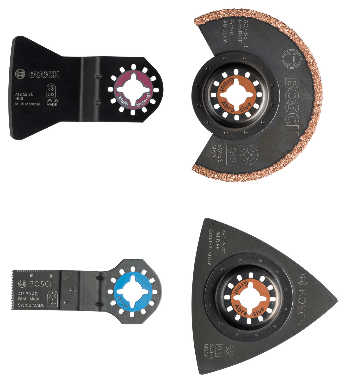 Monitoimikoneen laatoitussarja Bosch 4-osainen