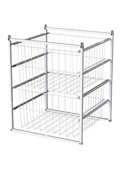 Koripaketti LM 353/2 550x500x675mm 2 koria valkoinen