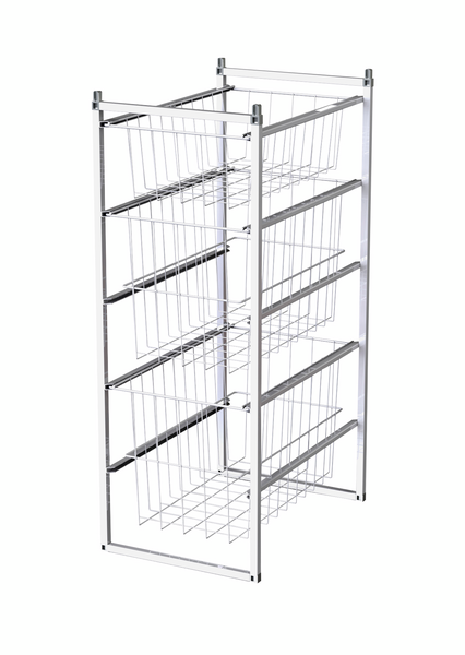 Koripaketti LM 355/3 350x500x915mm 3 koria valkoinen