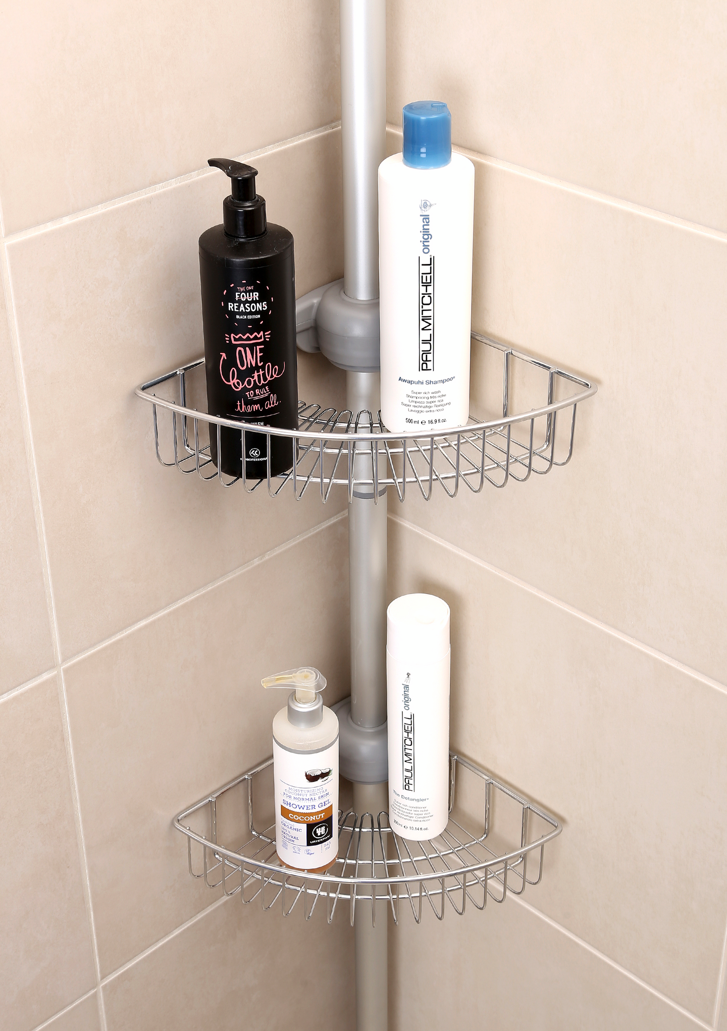 Suihkuhylly LM 197 Pilar kromi