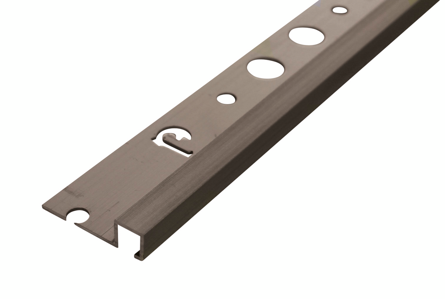 Laattalista 6mm 2,5m alumiini 6531 Black