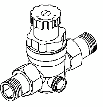 Vakiopaineventtiili Oras DN25 G1 433025