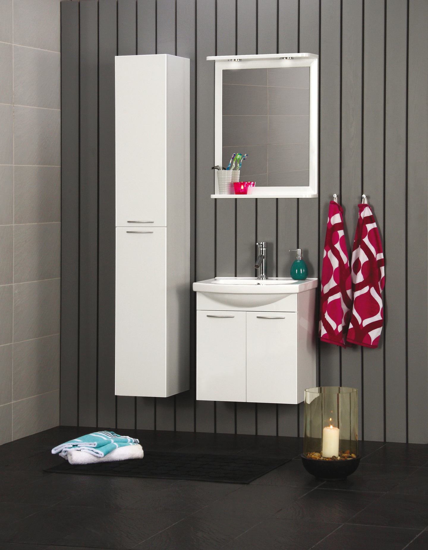 SPEGEL NORO FIX 550 MATT VIT HÖGGLANS