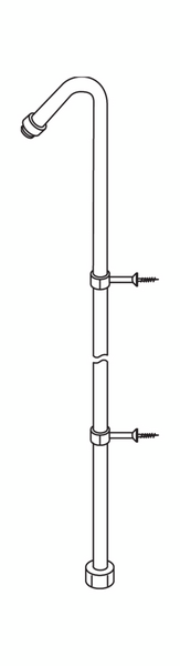 Suihkuputki Oras 100cm 231031