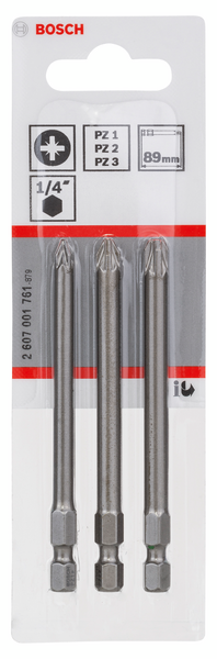 BITS BOSCH SORTIMENT PZ 89MM 3ST