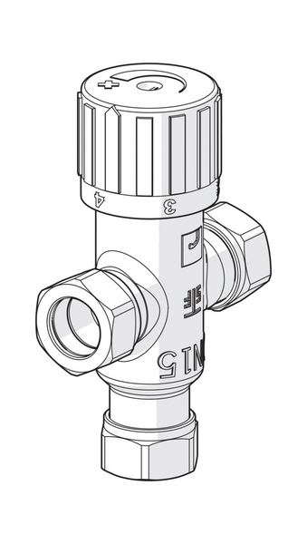 Sekoitusventtiili Oras Osyblend 421015