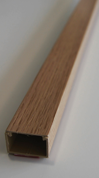 Johtokotelo tarra 16x16mm 2,5m muovia JK 1616-TA tammi