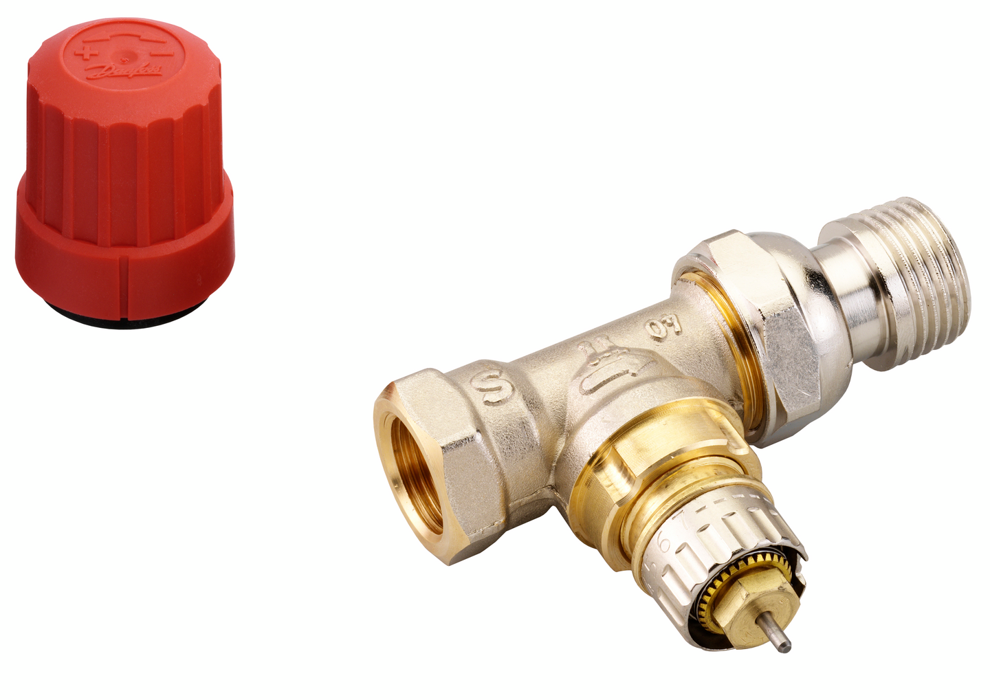 Patteriventtiili suora RA-N 10/15 Danfoss 13G3322