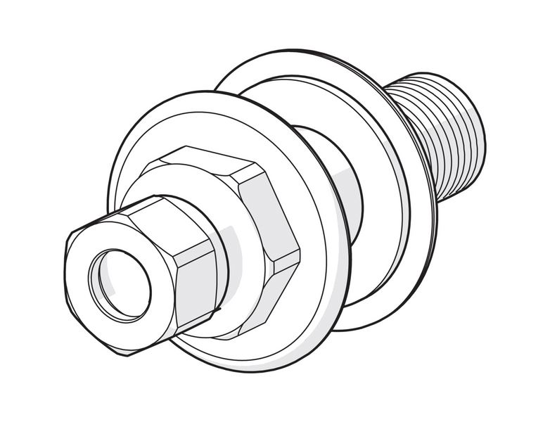 Läpivientiliitin Oras 10mm 203140