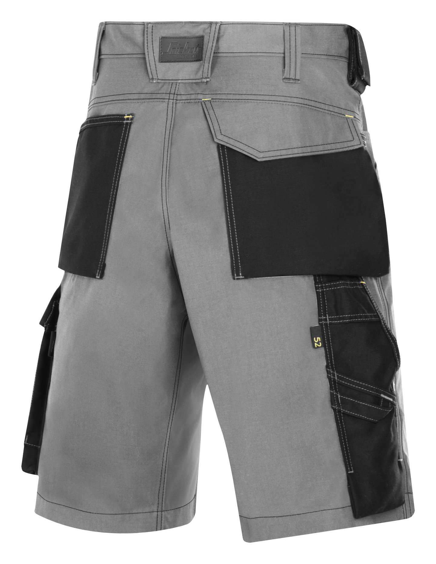 3/4-housut Snickers 3123-1804 harmaa-musta