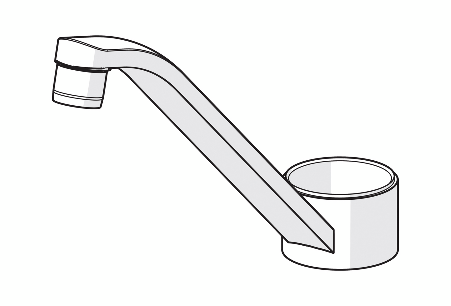 Juoksuputki Oras 210mm V-93 159993 varaosa