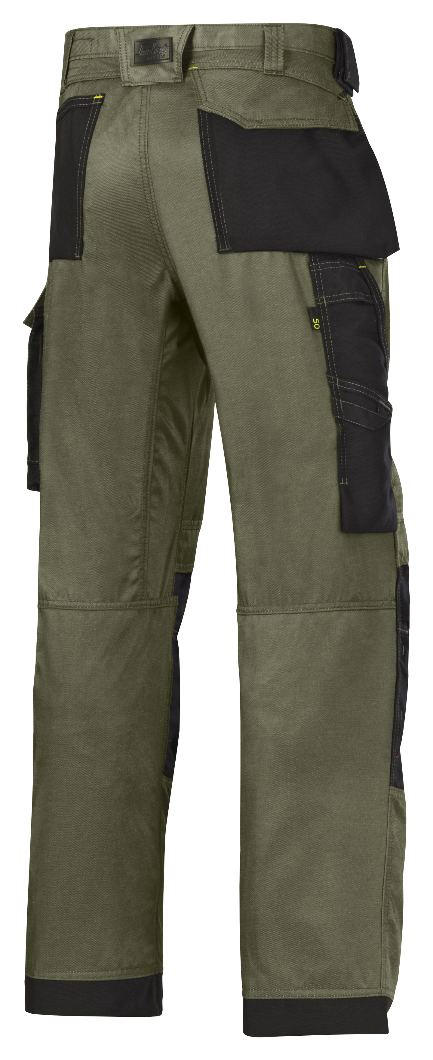 Työhousut Snickers 3312-3204 oliivinvihreä-musta