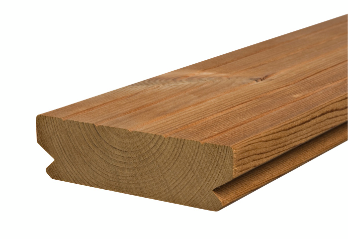 Terassilauta Luna Deck 2 26x117 lämpökäsitelty mänty Profix 2