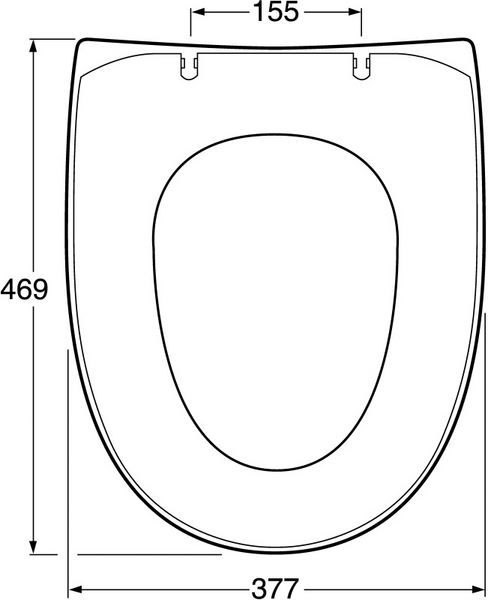 Wc-istuinkansi Gustavsberg Nautic 9M26S101 kova SCQR valkoinen