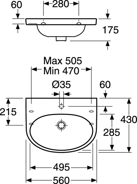Pesuallas Gustavsberg Nautic 5556 560 55569901