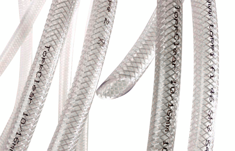 Muoviletku ToppClear 12/25m 10bar kirkas kudosvahvistettu