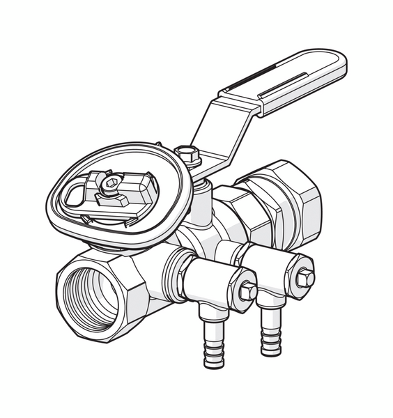 Pumpun säätöventtiili Oras dn15 1/2-1 411015