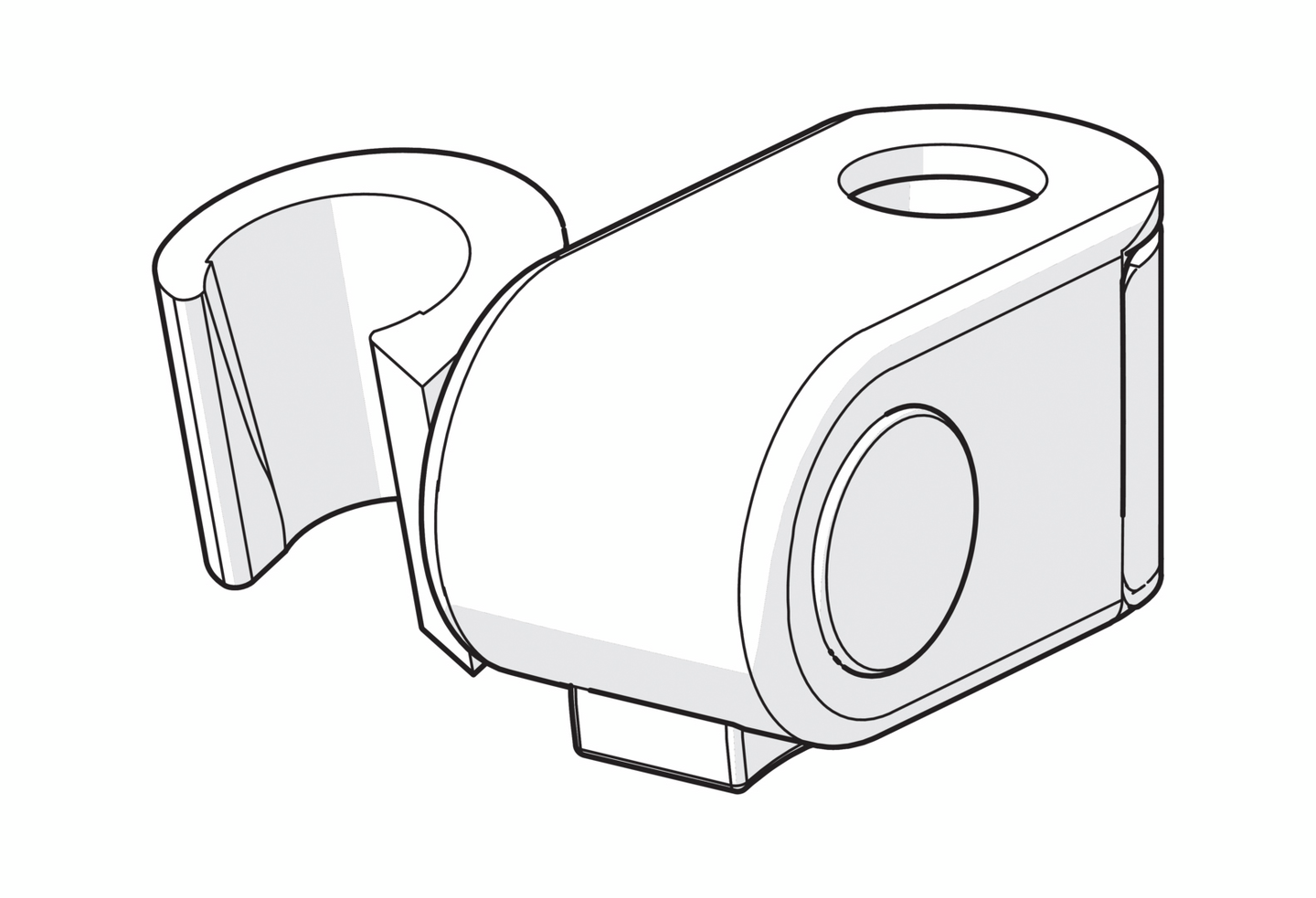 Suihkutangon liuku Oras kartiosovite hanavaraosa 259890-11 valkoinen