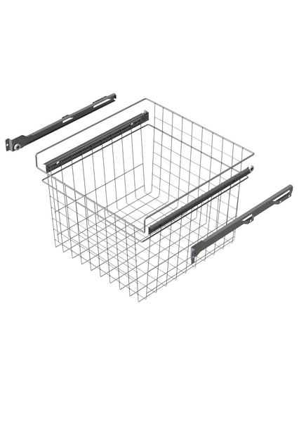 Rullakiskokori LM 603 437x440x320mm hopea