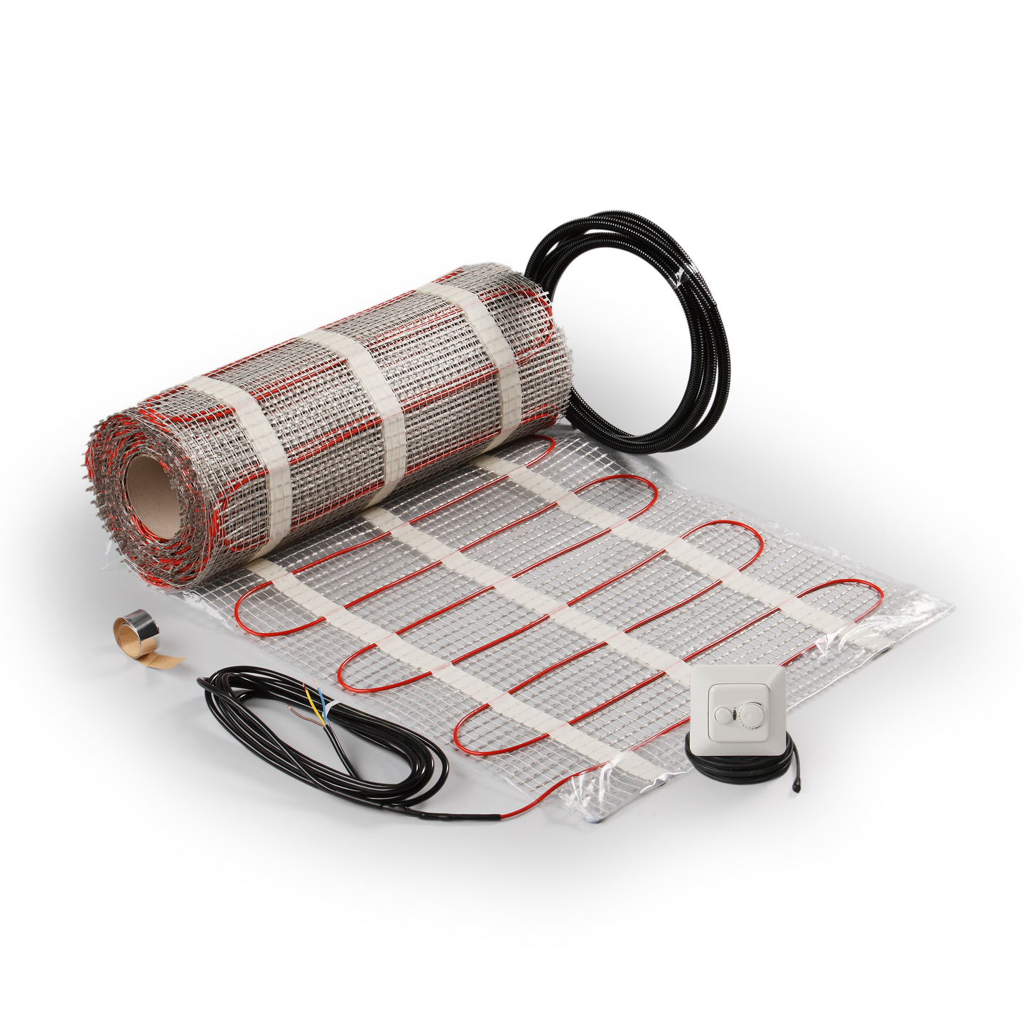 Lattialämmitysmatto Ensto 16m 8m² 800W EFHTM100.8+t sisältää termostaatin