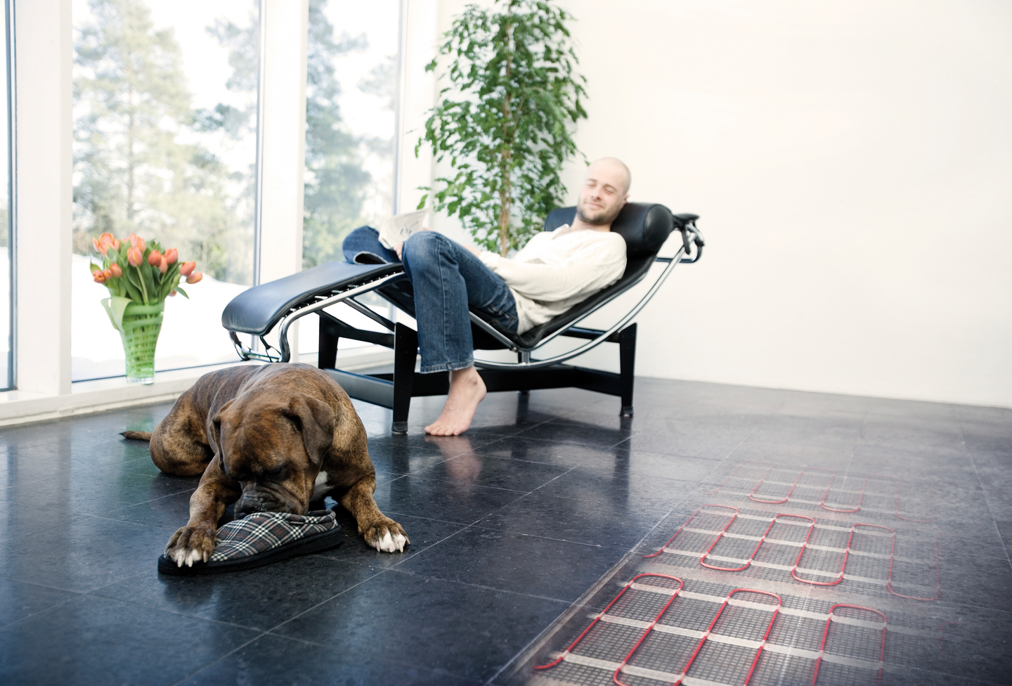 Lattialämmitysmatto Ensto 16m 8m² 800W EFHTM100.8+t sisältää termostaatin