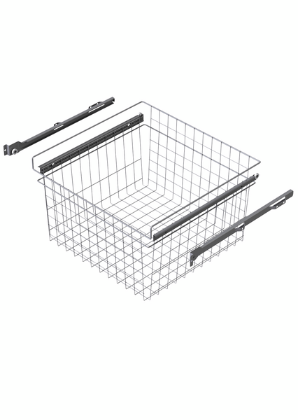 Rullakori LM 615 hopea 566-570x500x320mm