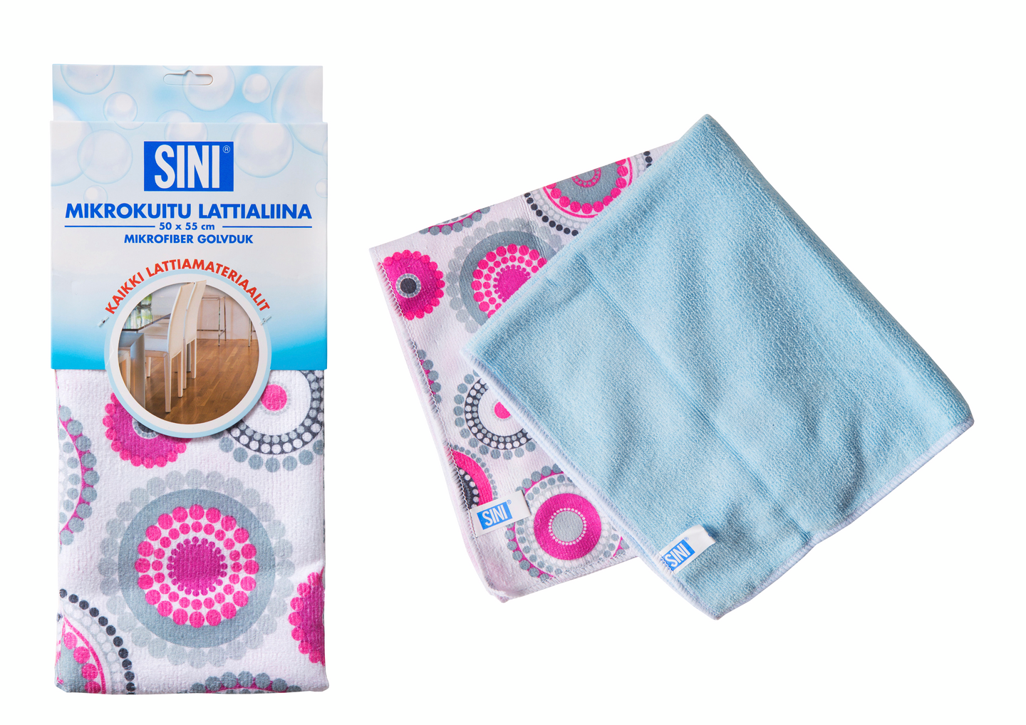 Lattialiina SINI 50x55cm mikrokuitu 3471
