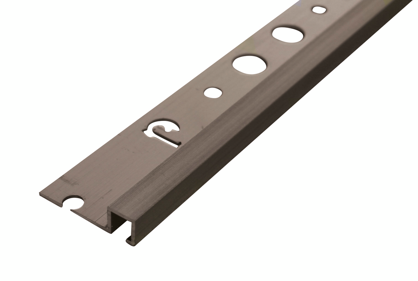 Laattalista 6mm 2,7m alumiini Nordic graphite 6531-NG