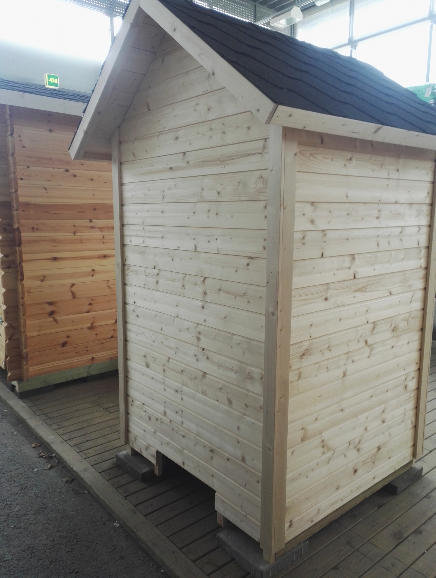 Puucee mökki Lavitta 123x123x235cm