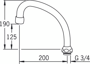Juoksuputki Oras 213520 200mm