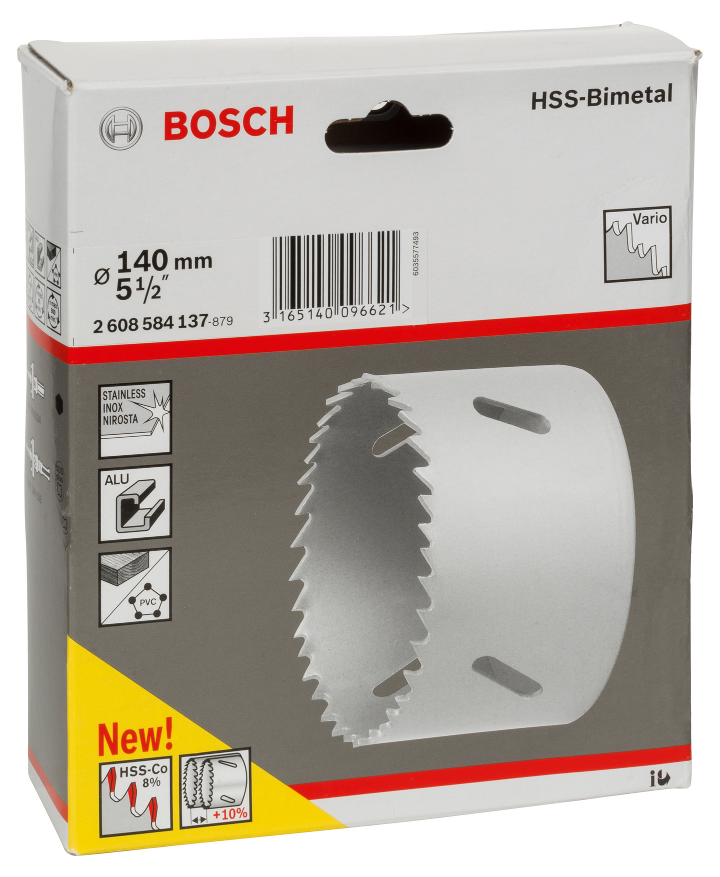 Reikäsaha Bosch HSS bimetalli 140 mm
