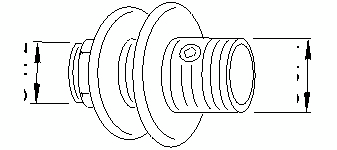 Suihkukaapin liitin Oras 287525