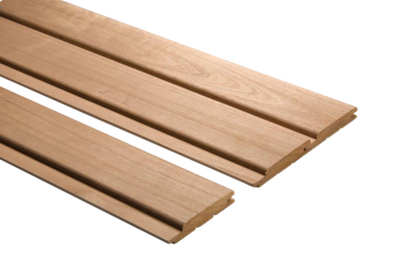 Saunapaneeli Thermory STP lämpökäsitelty haapa 15x88x2400mm