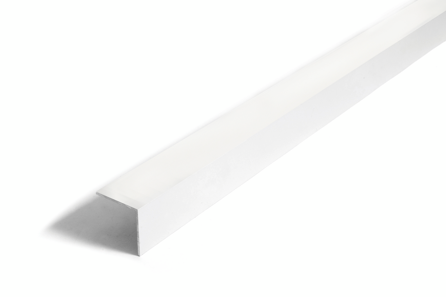 Kulmalista 40x40x2mm 1m alumiini valkoinen L6 W1
