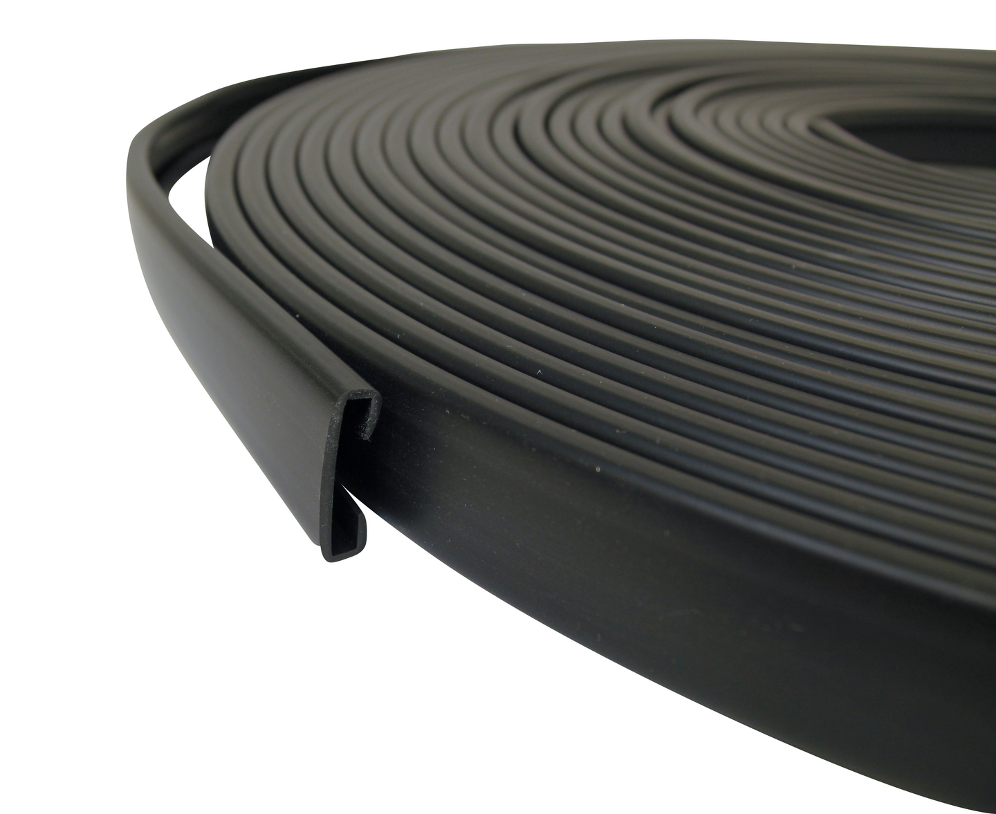 Kaidelista 6x40mm 30m muovia musta KL 21-470