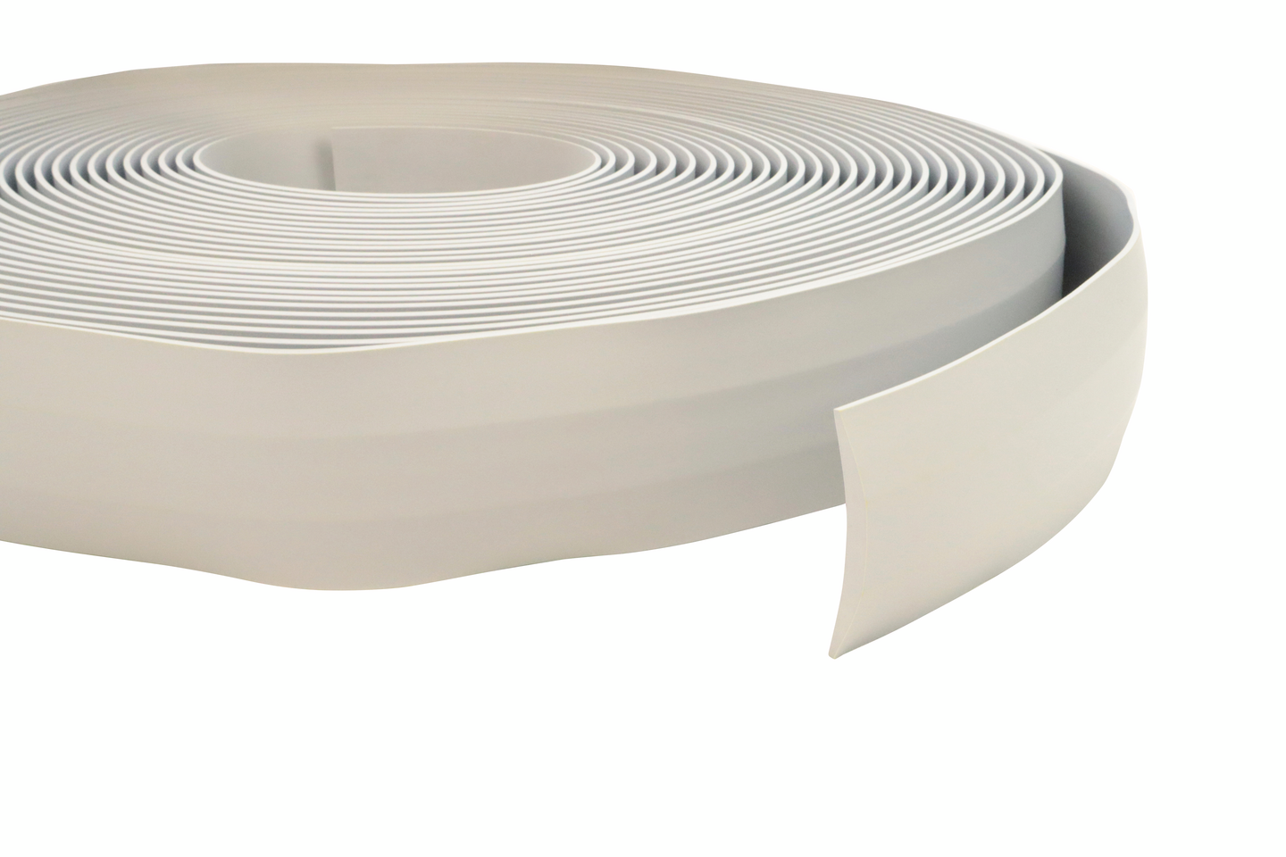 Kynnyslista 95mm 25m muovia KY 95-412 vaaleanharmaa