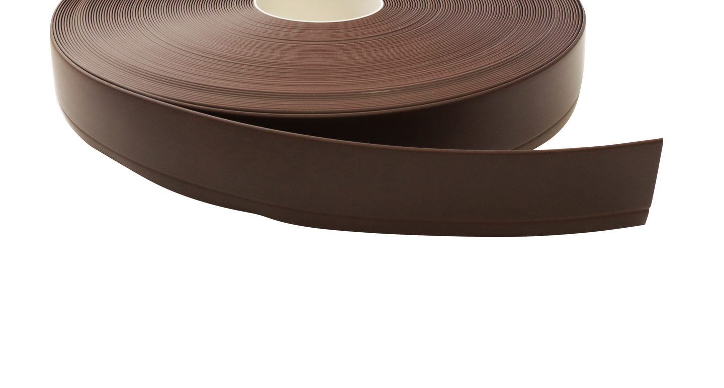 Jalkalista 60mm 50m muovia tummanruskea JL 60-103