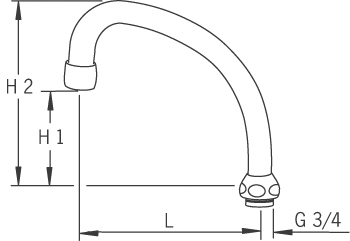 Juoksuputki Oras hanavaraosa 213513 130mm