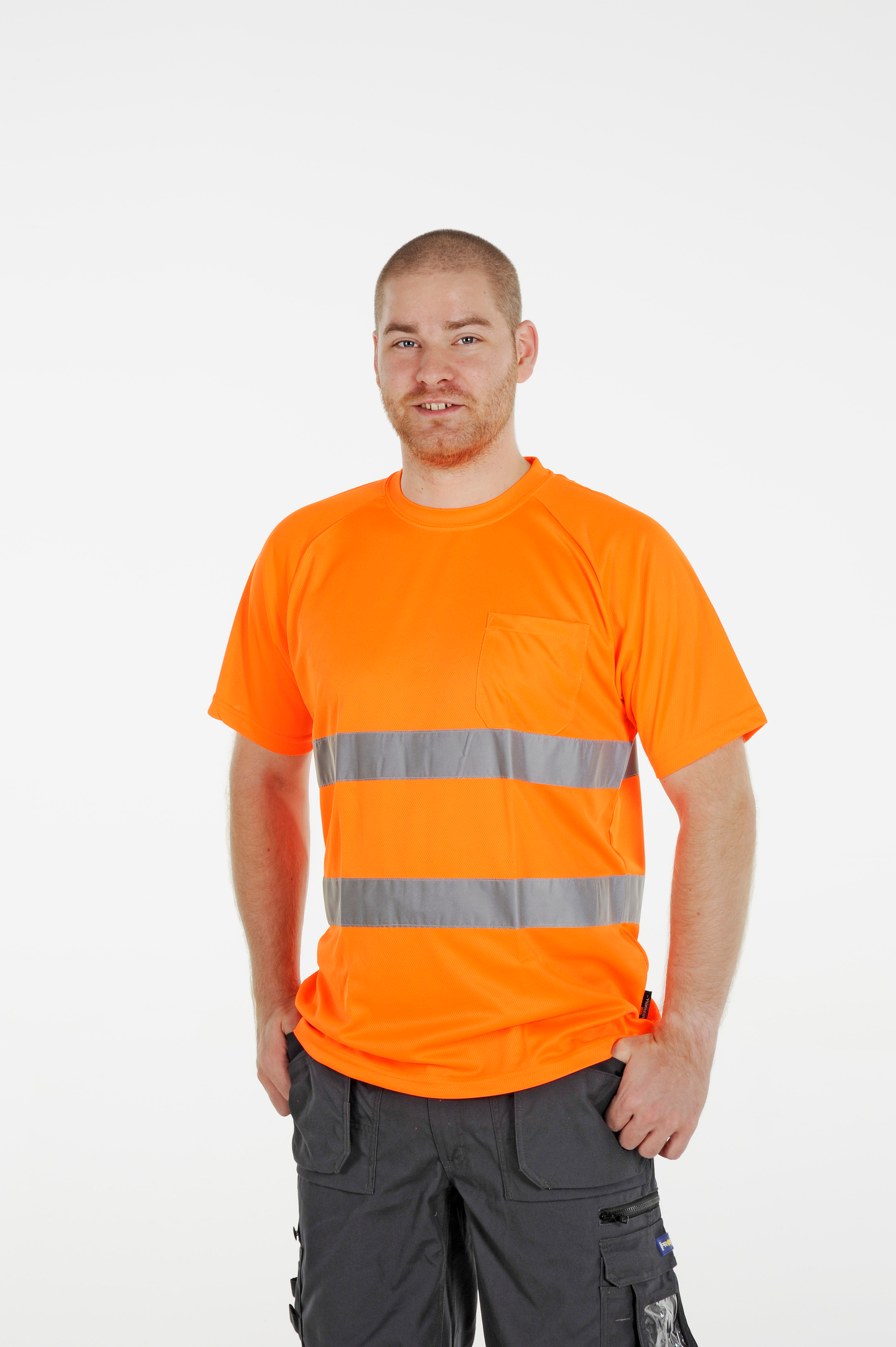 T-paita Hi-Vis oranssi luokka 2