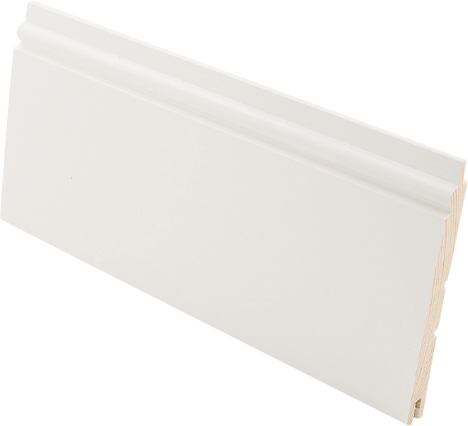 Sisustuspaneeli 15x120x2980 helmi päätypontattu mänty valkoinen 1,58m²