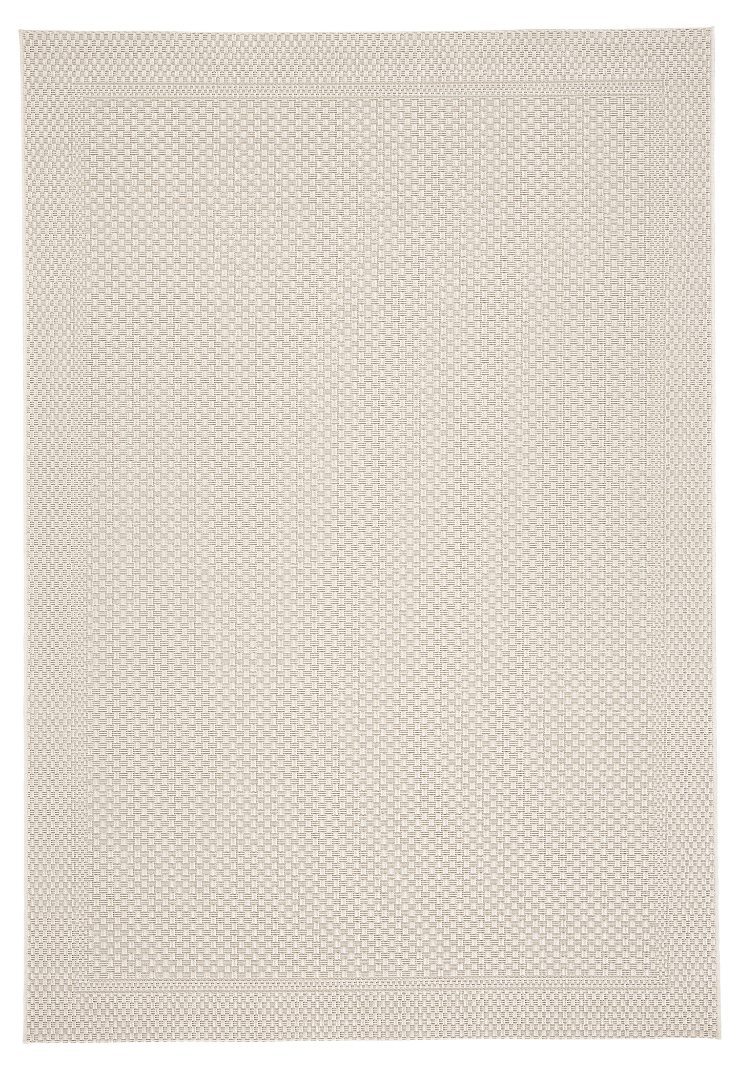 Terassimatto Cello Grace 140x200cm luonnonvalkoinen 39119