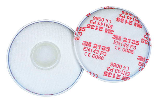 Hiukkassuodatin 3M 2135DR P3 puolinaamariin