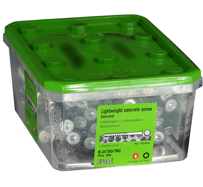Kevytbetruuvi ESSVE 8x90 105303 100