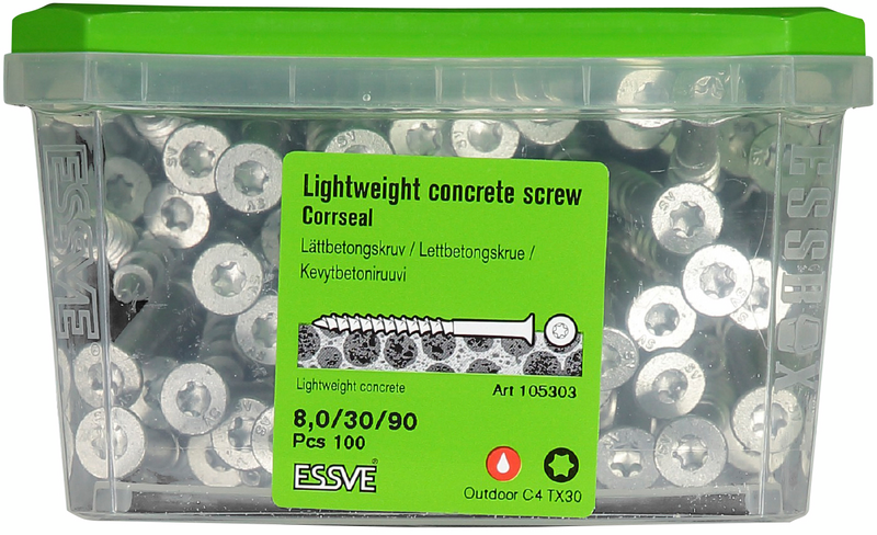 Kevytbetruuvi ESSVE 8x90 105303 100