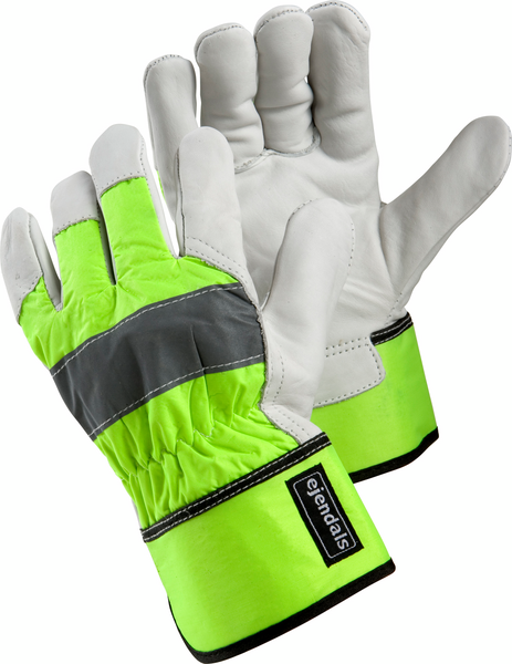 Työkäsineet TEGERA 298 naudannahka Hi-Vis