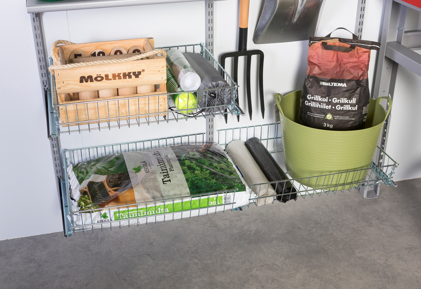 Teräslankakorin jakaja Sovella 12x40cm sinkitty 558909