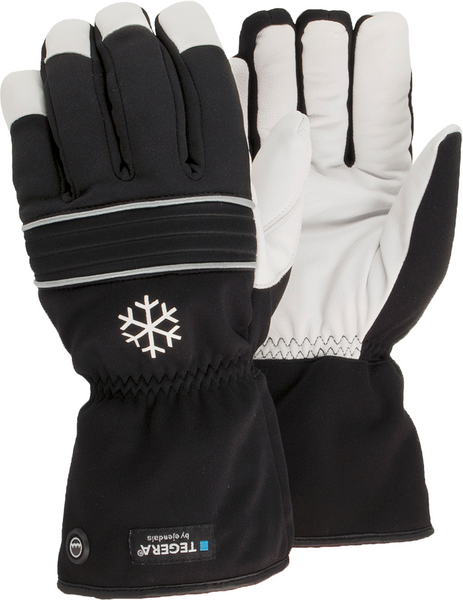 Työkäsineet TEGERA 296 naudannahka musta