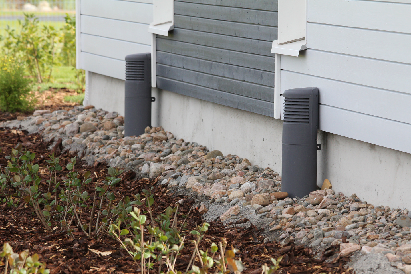 Tuuletuspaalu VILPE Ross 125 harmaa 790317