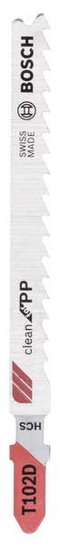Pistosahanterä Bosch T 102 D PP 3kpl