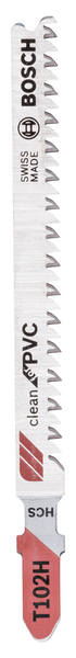 Pistosahanterä Bosch T102H PVC 3kpl